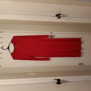 Red pajama dress Size Small